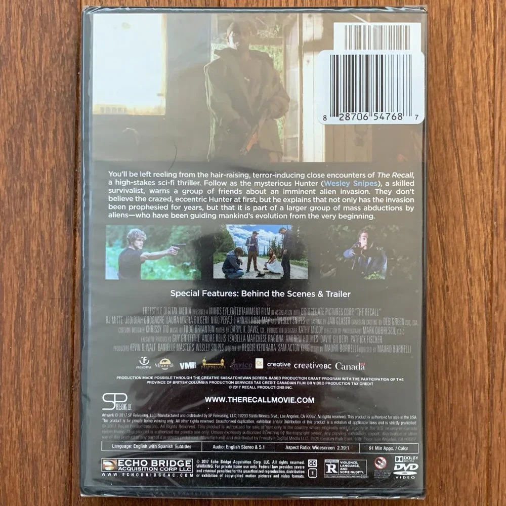 New The Recall DVD Horror - Picture 2 of 2